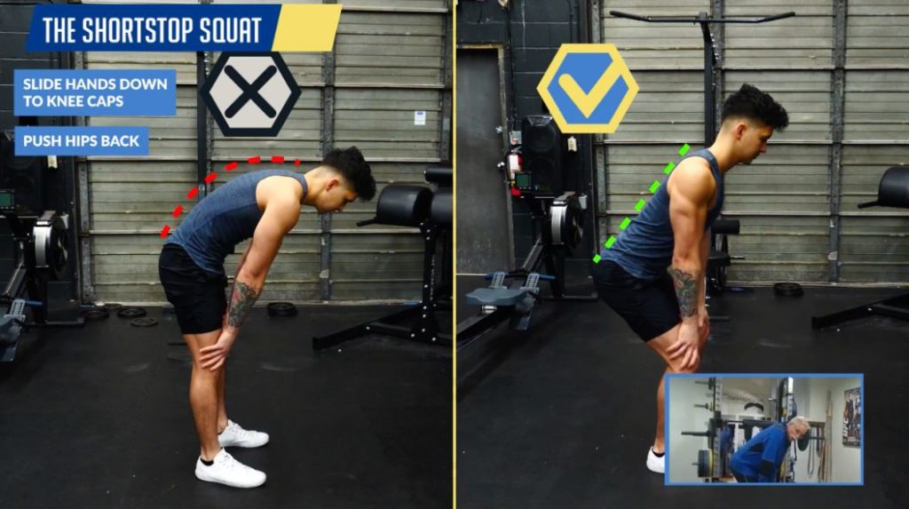 How to perform the short stop squat