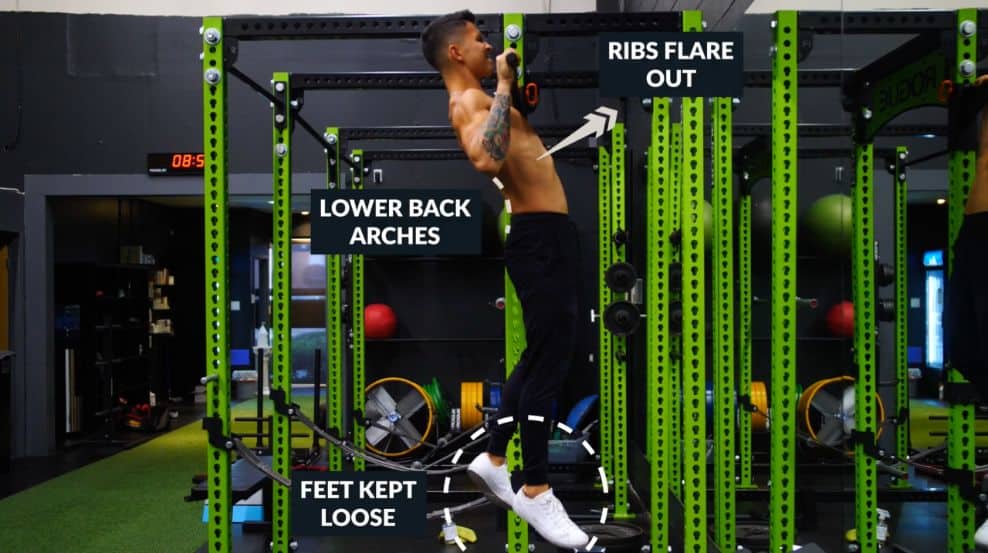 Inefficient pull up form