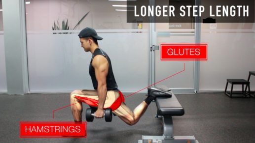 bulgarian split squat longer step