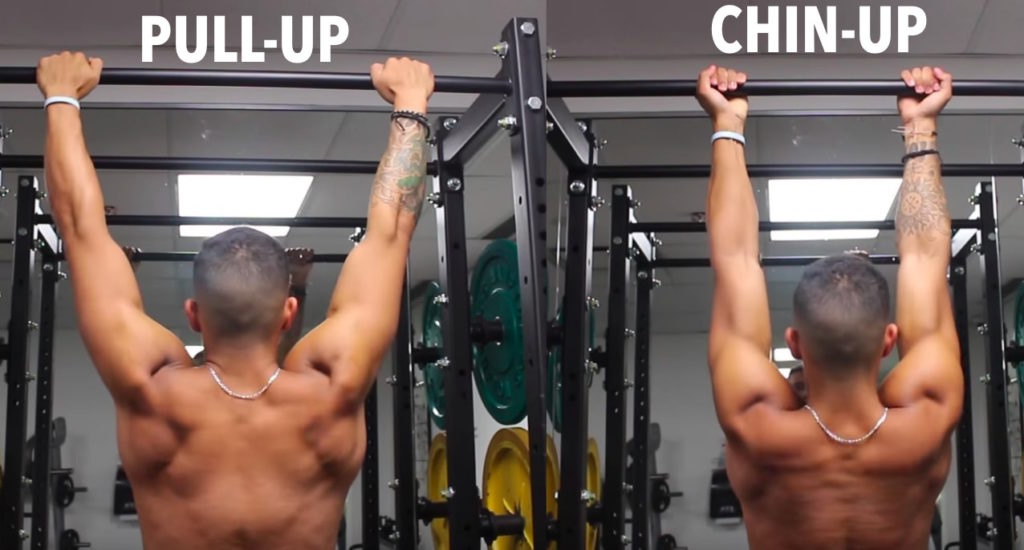 pull ups vs chin ups