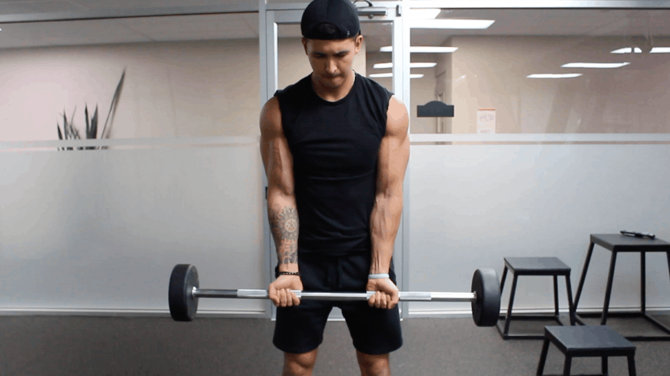 narrow grip bicep curls