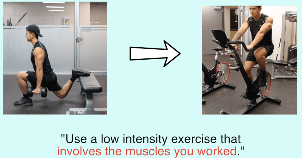 active recovery for sore muscles